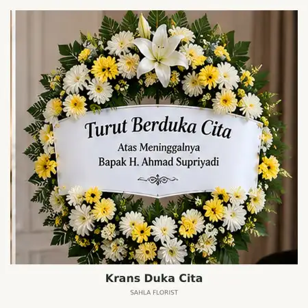 Krans Bunga Duka Denpasar Barat